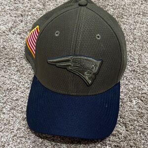 Patriots Logo Cap with Flag Patch